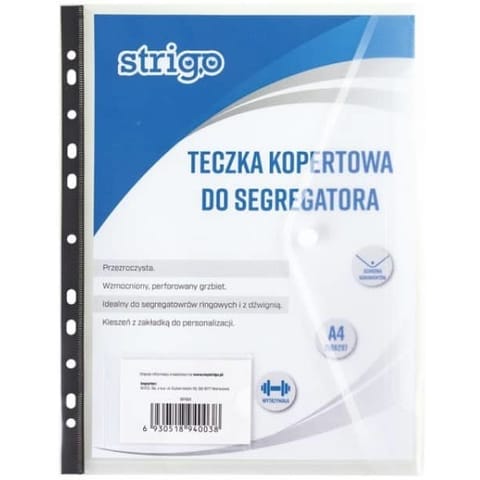 ⁨TECZKA KOPERTOWA WPINANA STRIGO A4⁩ w sklepie Wasserman.eu