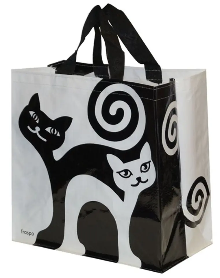 ⁨Bag Animals 24L twisted cats - white and black⁩ at Wasserman.eu