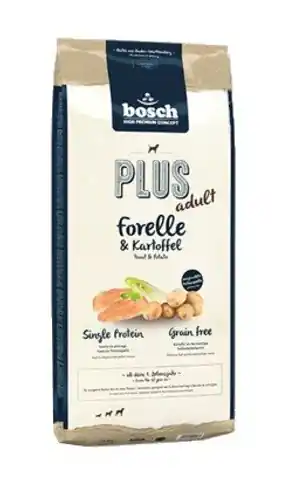 ⁨Bosch Plus Adult Pstrąg & Ziemniak 2,5kg⁩ w sklepie Wasserman.eu