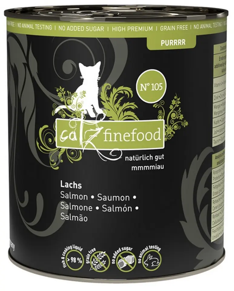 ⁨Catz Finefood Purrrr N.105 Łosoś puszka 750g⁩ w sklepie Wasserman.eu