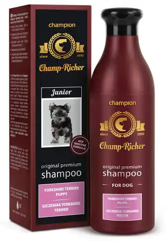 ⁨Champ-Richer Shampoo für Welpen Rasse York 250ml⁩ im Wasserman.eu