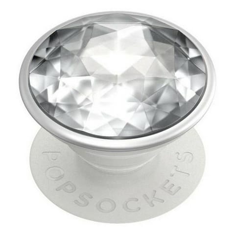 ⁨Popsockets Disco Crystal Silver 800925 uchwyt i podstawka do telefonu⁩ w sklepie Wasserman.eu