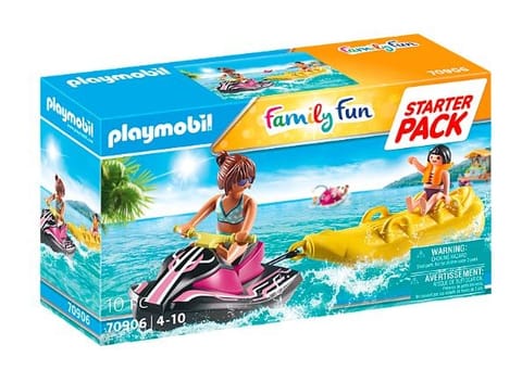 ⁨Zestaw Family Fun 70906 Starter Pack Skuter wodny z bananową łodzią⁩ w sklepie Wasserman.eu