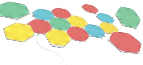 ⁨Nanoleaf Shapes Hexagons Smarter Kit (15 panels)⁩ at Wasserman.eu