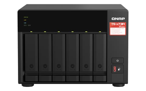 ⁨QNAP TS-673A NAS Tower Ethernet LAN Anthracite V1500B⁩ at Wasserman.eu