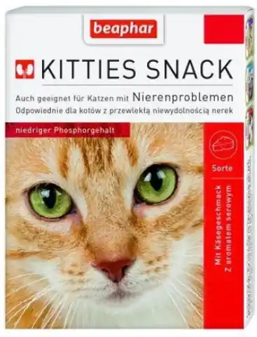 ⁨Beaphar a treat for cats with kidney diseases, cheese flavor - 75 tab⁩ at Wasserman.eu