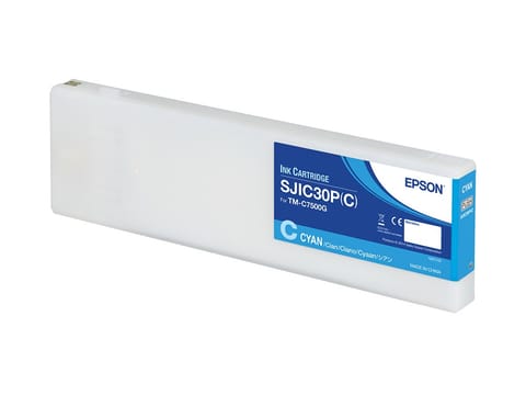 ⁨Epson SJIC30P(C): Ink cartridge for ColorWorks C7500G (Cyan)⁩ w sklepie Wasserman.eu