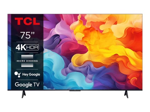 ⁨TCL 75V6B TV 190.5 cm (75") 4K Ultra HD Smart TV Wi-Fi Black⁩ at Wasserman.eu