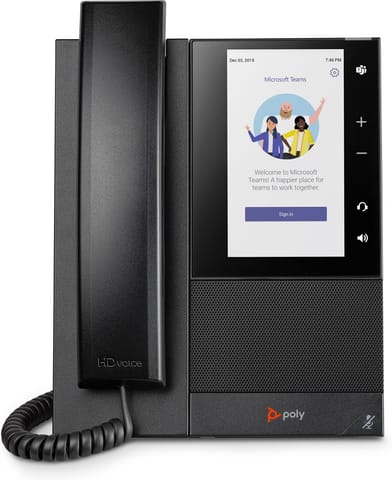 ⁨POLY Biznesowy telefon multimedialny CCX 505 do aplikacji Microsoft Teams, z obsługą PoE⁩ w sklepie Wasserman.eu