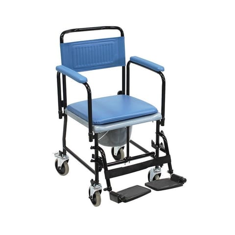 ⁨Folding toilet trolley Blue⁩ at Wasserman.eu