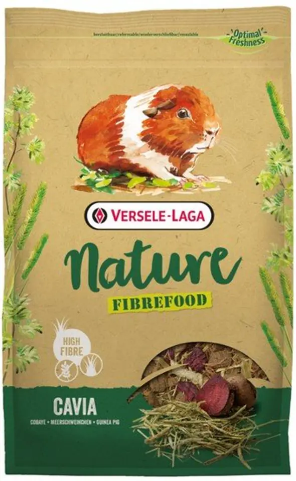 ⁨Versele-Laga Fibrefood Cavia Nature wysokobłonnikowy pokarm dla świnki morskiej 1kg⁩ w sklepie Wasserman.eu