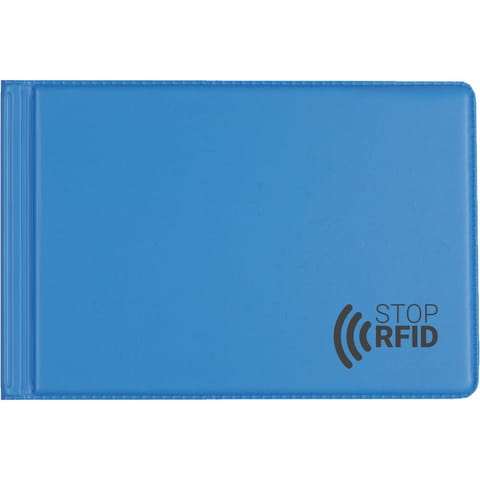 ⁨Etui na dokumenty z zabezpieczeniem RFID niebieskie ET-20-06 BIURFOL⁩ w sklepie Wasserman.eu