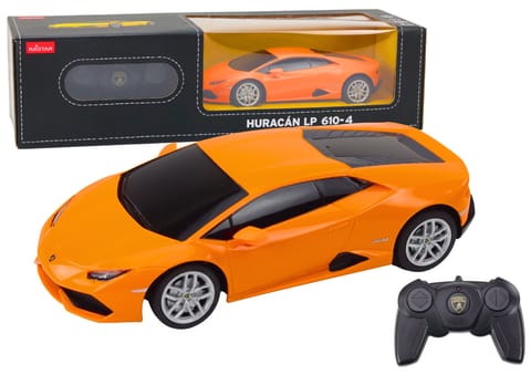 ⁨Auto R/C Lamborghini Huracan 1:24 Rastar Pomarańczowy⁩ w sklepie Wasserman.eu