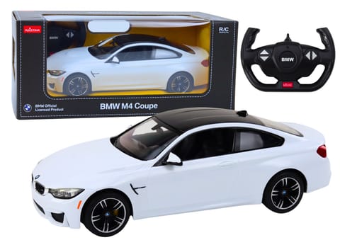 ⁨Samochód Zdalnie Sterowany RC 1:14 BMW M4 Copue Biały⁩ w sklepie Wasserman.eu