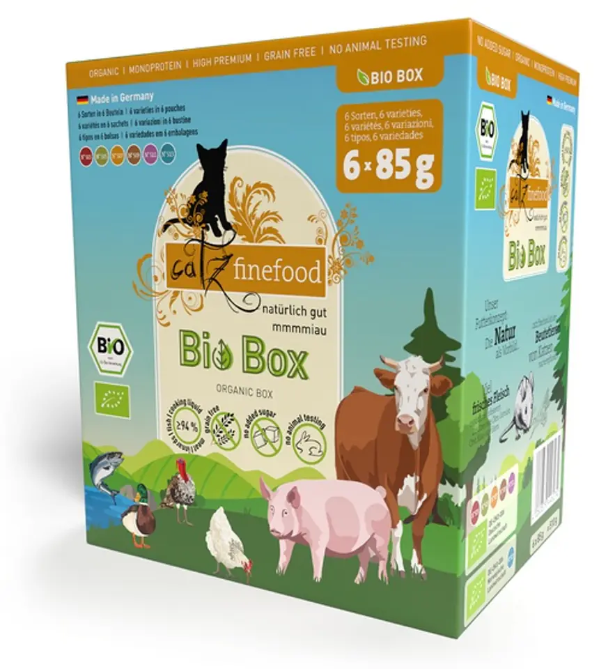 ⁨Catz Finefood Bio Multipack I N.503-513 saszetki 6x85g⁩ w sklepie Wasserman.eu