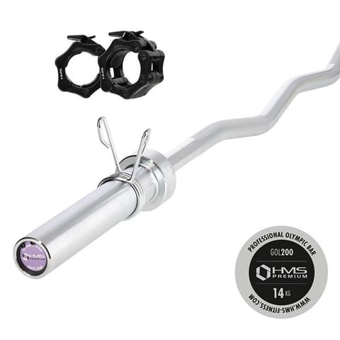 ⁨GOL200 + (ZG 1000B) GRYF OLIMPIJSKI ŁAMANY 13.5KG 1500MM HMS PREMIUM⁩ w sklepie Wasserman.eu