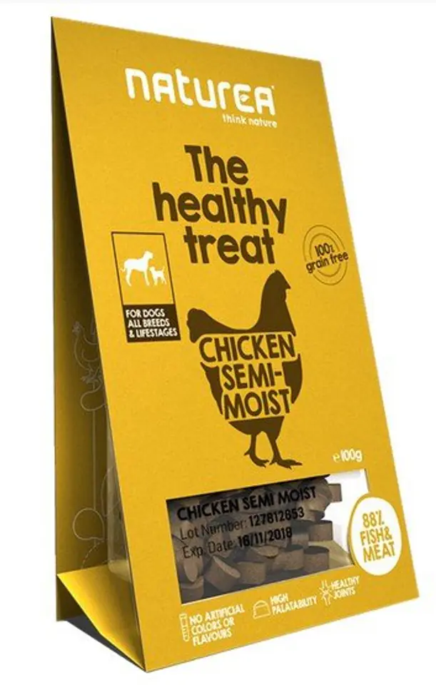 ⁨Naturea Dog Treats - Chicken 100g⁩ at Wasserman.eu