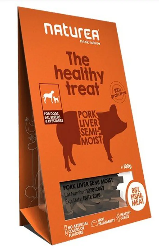 ⁨Naturea Dog Delicacies - Liver 100g⁩ at Wasserman.eu