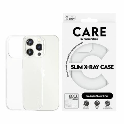 ⁨CARE by PanzerGlass Slim X-Ray Case iPhone 15 Pro 6,1" przezroczysty/transparent 1434⁩ w sklepie Wasserman.eu