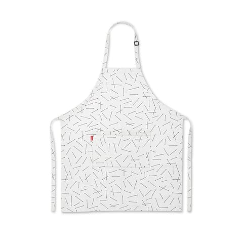 ⁨RAYEN White Kitchen Apron⁩ at Wasserman.eu