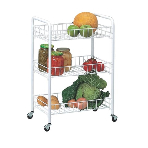 ⁨RAYEN Multifunctional Trolley with 3 Shelves⁩ at Wasserman.eu