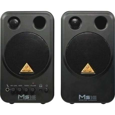 ⁨Behringer MS16 loudspeaker 2-way Black Wired 16 W⁩ at Wasserman.eu