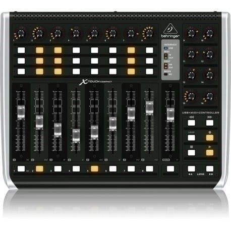 ⁨Behringer X-TOUCH COMPACT klawiatura MIDI USB Czarny⁩ w sklepie Wasserman.eu