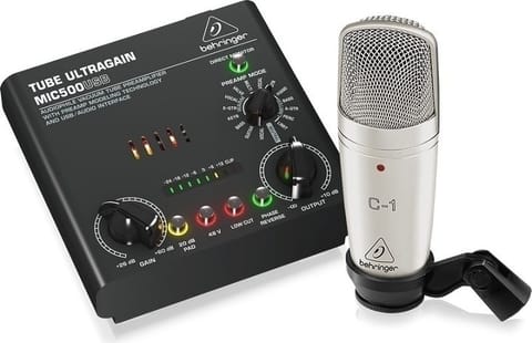 ⁨Behringer Voice Studio - recording and podcasting kit⁩ at Wasserman.eu