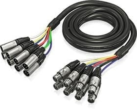 ⁨Behringer GMX-300 Kabel 8 x XLR F - 8 x XLR M 3m⁩ at Wasserman.eu