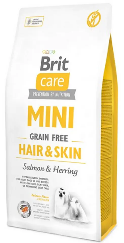 ⁨Brit Care Grain Free Mini Hair & Skin 2kg⁩ w sklepie Wasserman.eu