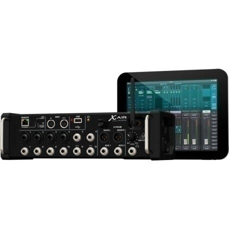 ⁨Behringer XR12 audio mixer 12 channels Black⁩ at Wasserman.eu