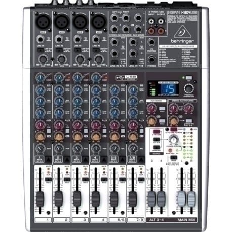 ⁨Behringer Xenyx X1204USB audio mixer 12 channels Grey⁩ at Wasserman.eu