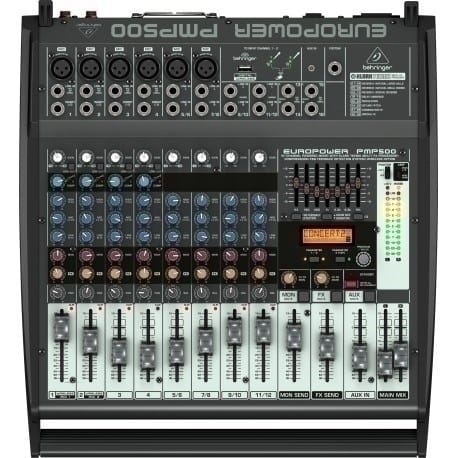 ⁨Behringer PMP500 audio mixer 12 channels 20 - 20000 Hz⁩ at Wasserman.eu