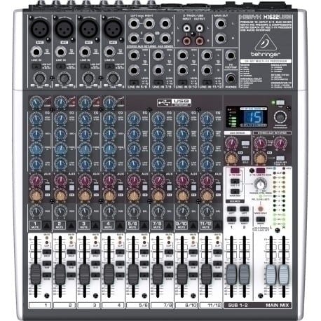 ⁨Behringer X1622USB audio mixer 16 channels 10 - 200000 Hz⁩ at Wasserman.eu