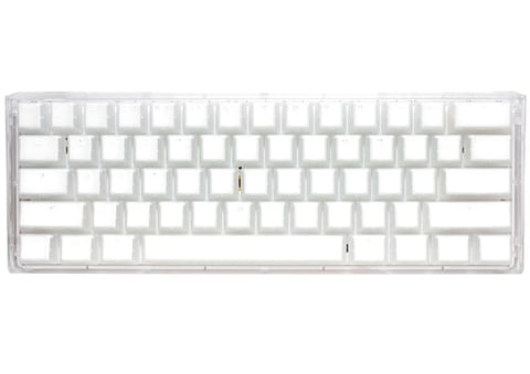 ⁨Ducky One 3 Aura White Mini Kailh Jel US klawiatura Gaming USB QWERTY Amerykański międzynarodowy Biały⁩ w sklepie Wasserman.eu