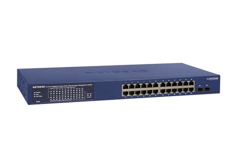 ⁨Switch Netgear GS724TP-300EUS 26p PoE 190W (PoE+: 24p) Managed Gigabit⁩ w sklepie Wasserman.eu