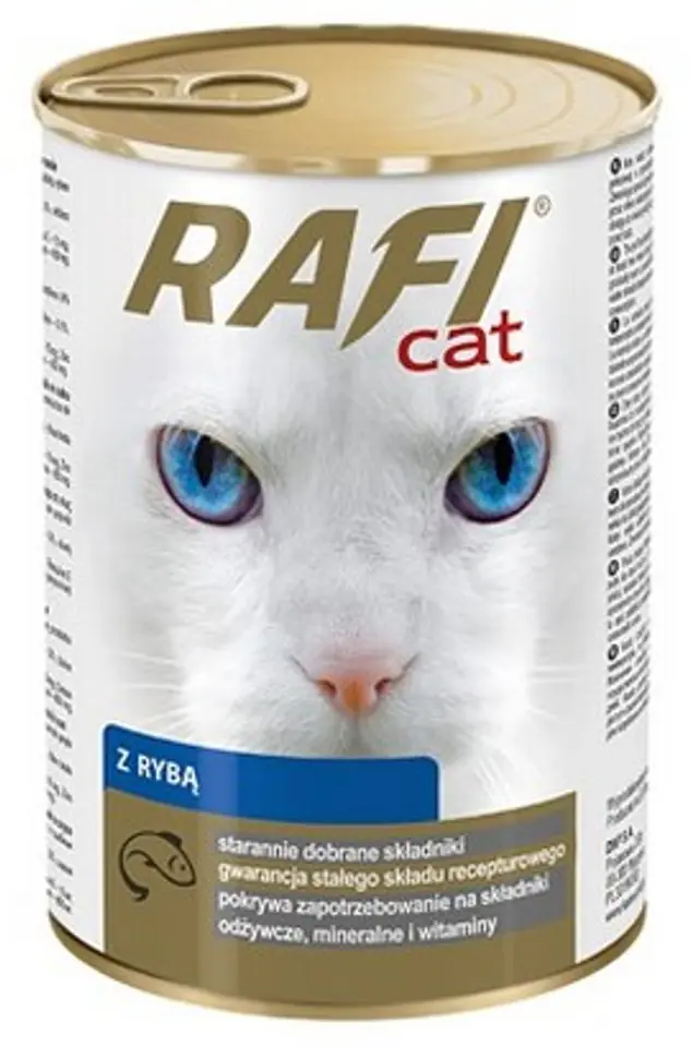 ⁨DOLINA NOTECI Rafi Cat with fish - wet cat food - 415g⁩ at Wasserman.eu