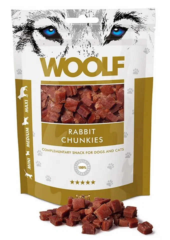 ⁨Woolf Rabbit Chunkies 100g⁩ w sklepie Wasserman.eu