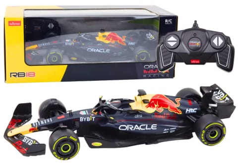 ⁨Wyścigówka 1:18 Zdalnie Sterowana RC Oracle Red Bull Racing RB18 Czarna⁩ w sklepie Wasserman.eu