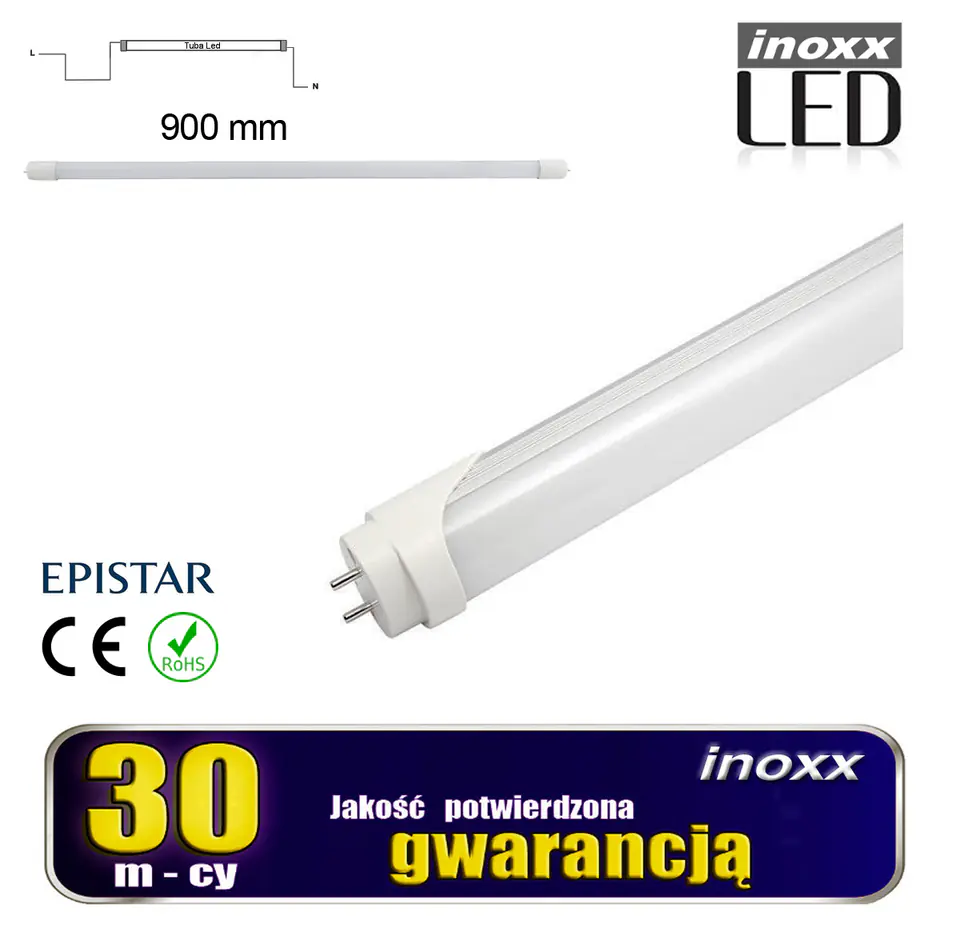 ⁨LED tube 90cm 14w 3000k t8 heat⁩ at Wasserman.eu