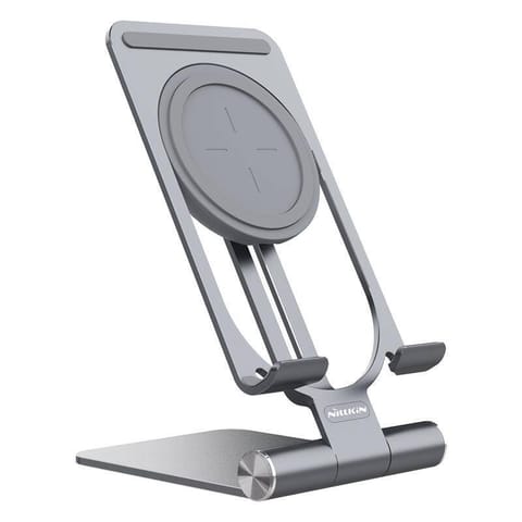 ⁨NILLKIN POWER HOLD MINI STAND 15W FAST WIRELESS CHARGER, GRAY / SZARY⁩ w sklepie Wasserman.eu