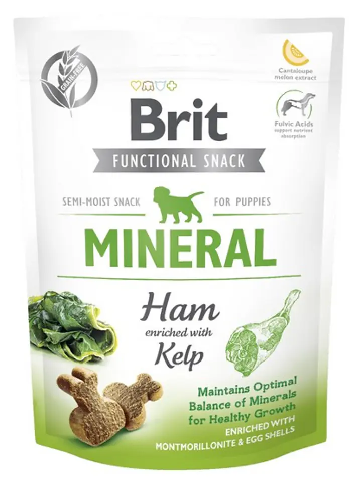⁨BRIT Functional Snack Mineral Ham - Dog treat - 150g⁩ at Wasserman.eu