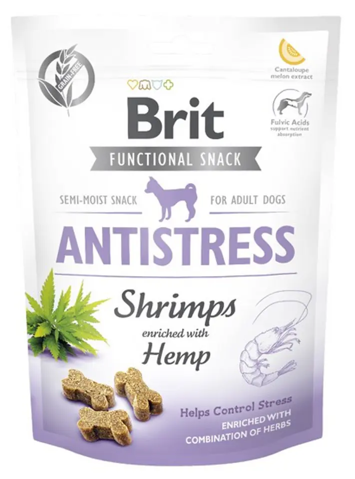 ⁨Brit Functional Snack Antistress Shrimp 150g⁩ w sklepie Wasserman.eu