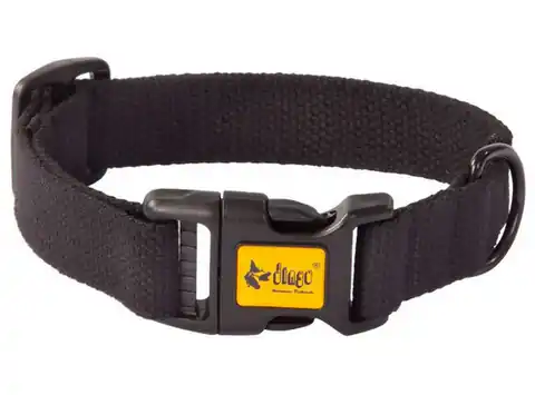 ⁨Dingo Adjustable collar with cotton tape 3,0x60cm black⁩ at Wasserman.eu