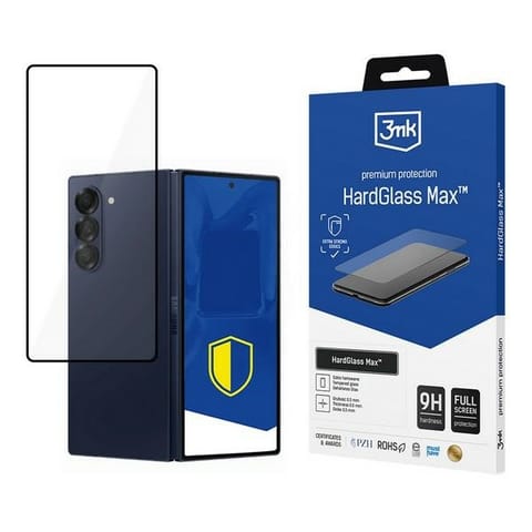 3MK HardGlass Max Sam Z Fold6 (front) czarny/black, Fullscreen Glass w sklepie Wasserman.eu
