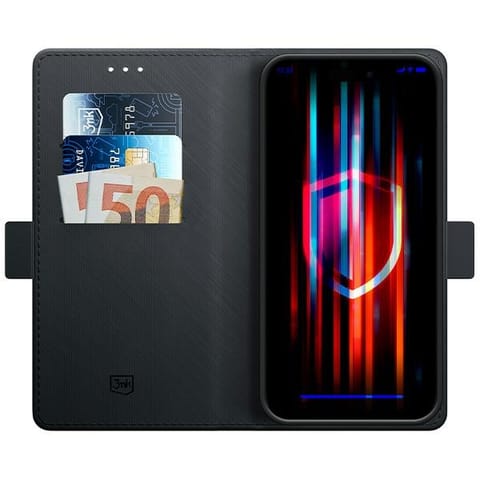 ⁨3MK Wallet Case iPhone 12/12 Pro 6.1"czarny/black⁩ w sklepie Wasserman.eu