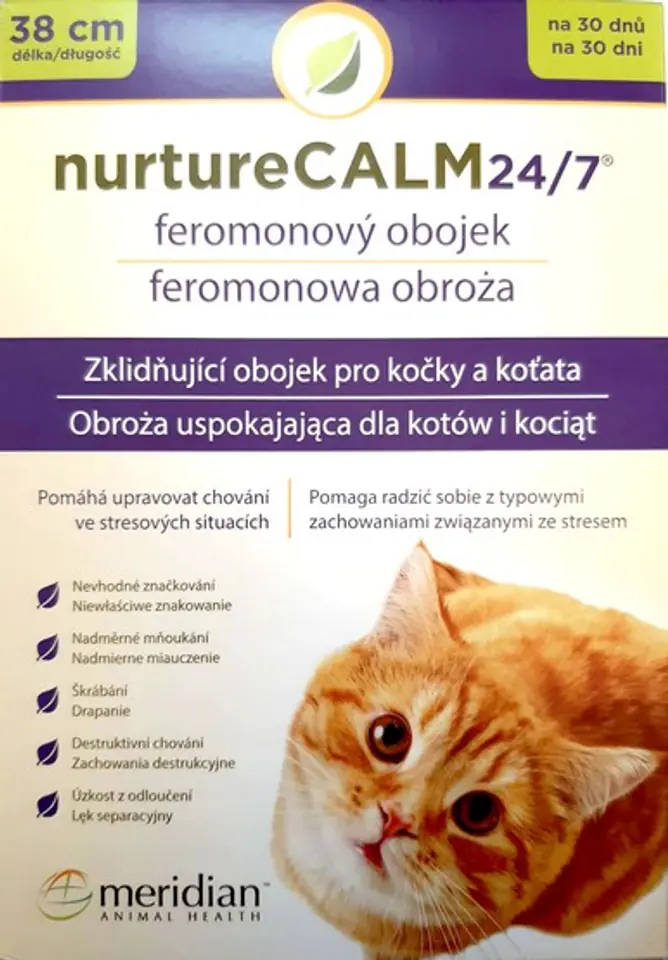 Obroża feromonowa dla kota (uspokajająca) NurtureCalm 24/7 w sklepie Wasserman.eu