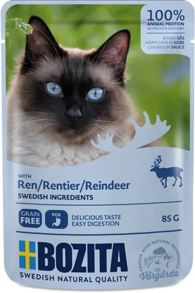 ⁨Bozita Cat Renifer w sosie saszetka 85g⁩ w sklepie Wasserman.eu