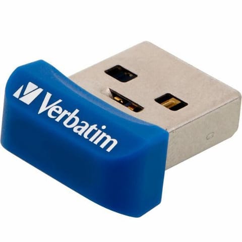 ⁨Verbatim Pendrive 16GB USB-A 3.2 NANO niebieski/blue 98709⁩ w sklepie Wasserman.eu
