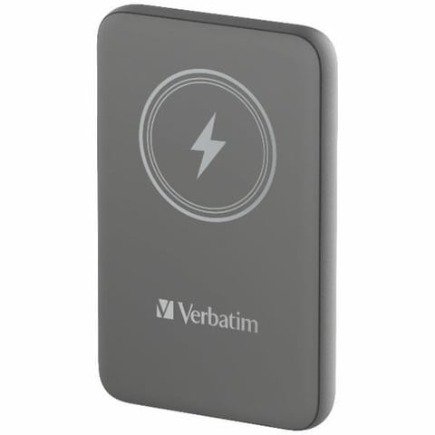 ⁨Verbatim ChargeÂ´nÂ´Go Magnetic Wireless Power Bank 10000 Grey⁩ at Wasserman.eu